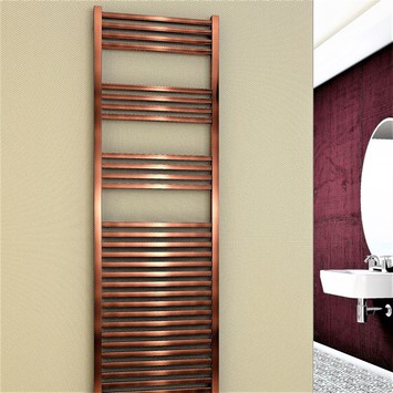 Barbados Decorative Towel Warmer 500x1600 Copper Antique - Thumbnail