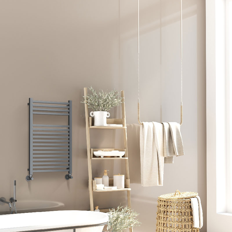 Barbados Decorative Towel Warmer 500x800 Anthracite