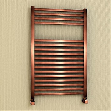 Barbados Decorative Towel Warmer 500x800 Copper Antique - Thumbnail