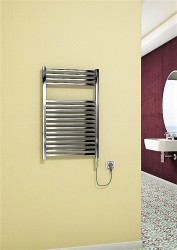 Barbados Electric Towel Warmer 200 Watt 500x800 Chrome (On/Off) - Thumbnail