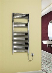 Barbados Electric Towel Warmer 300 Watt 500x1200 Chrome (On/Off) - Thumbnail