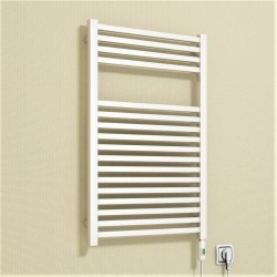 Barbados Electric Towel Warmer 300 Watt 500x800 White (On/Off) - Thumbnail