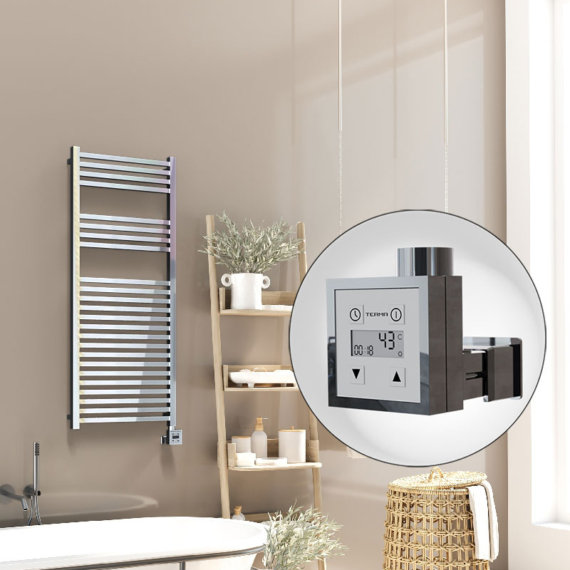 Barbados Electric Towel Warmer 500x1200 Chrome Ktx3 300 W