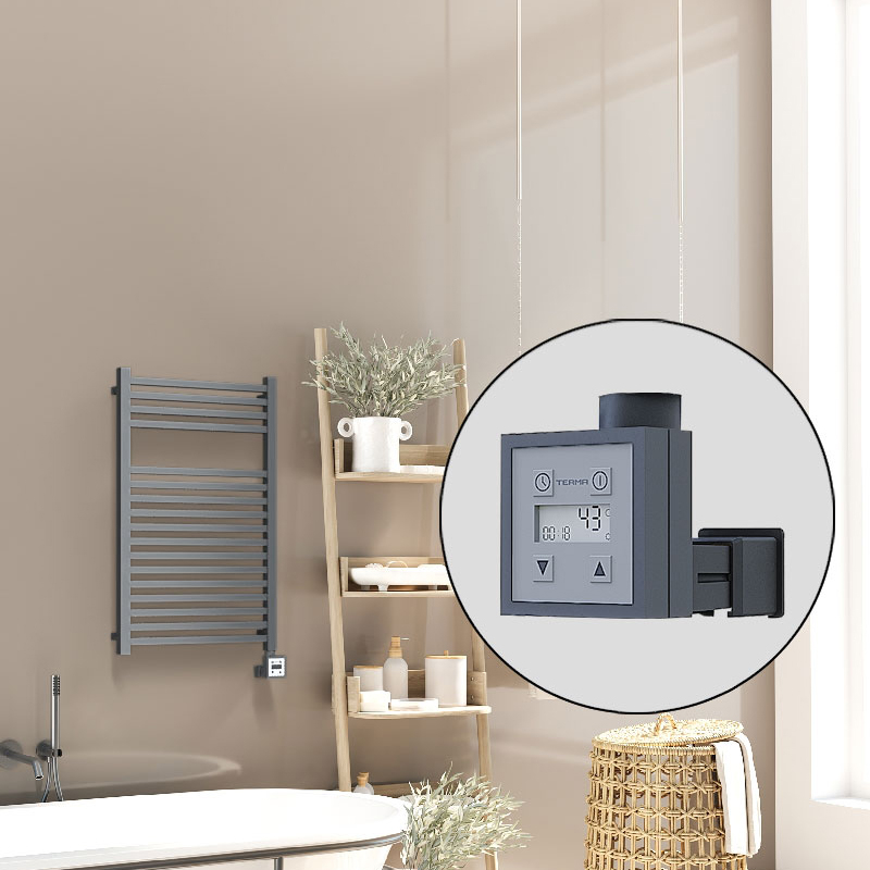 Barbados Electric Towel Warmer 500x800 Anthracite Ktx3 300 W