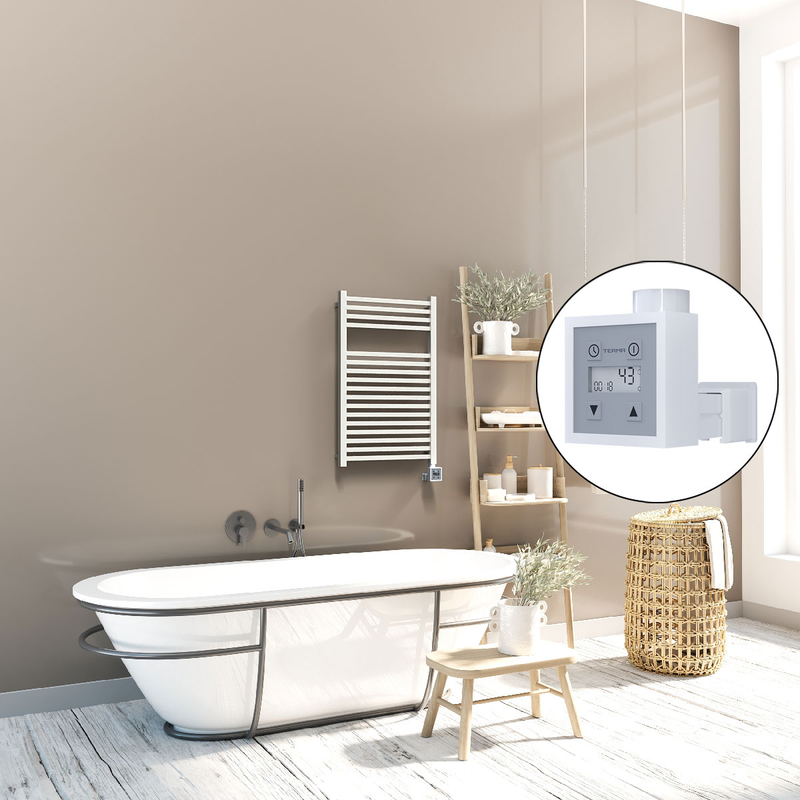 Barbados Electric Towel Warmer 500x800 White Ktx3 300 W