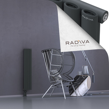 Bia Aluminium Radiator 1000x224 Dark Anthracite - Thumbnail