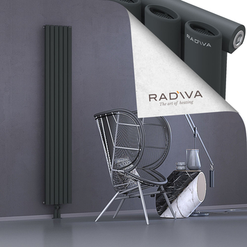 Bia Aluminium Radiator 1900x340 Dark Anthracite - Thumbnail