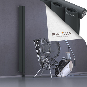 Bia Aluminium Radiator 2000x224 Dark Anthracite - Thumbnail