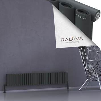 Bia Aluminium Radiator 300x1906 Dark Anthracite - Thumbnail