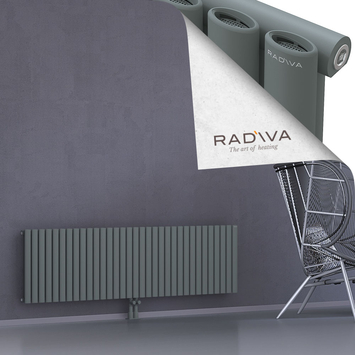 Bia Aluminium Radiator 500x1906 Anthracite - Thumbnail