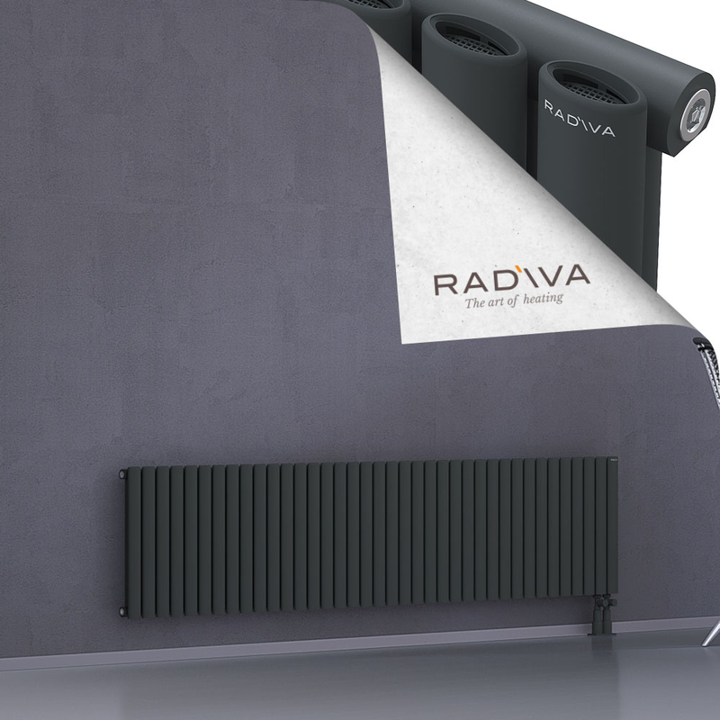 Bia Aluminium Radiator 500x2196 Dark Anthracite