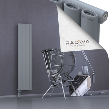 Bia Radiateur En Aluminium 1600x398 Gris - Thumbnail