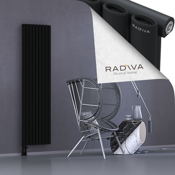 Bia Radiateur En Aluminium 1800x514 Noir - Thumbnail