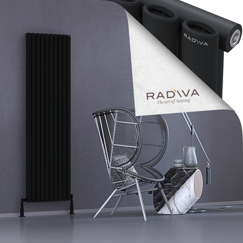 Bia Radiateur En Aluminium 1800x572 Noir - Thumbnail