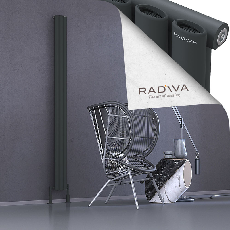 Bia Radiateur En Aluminium 2000x166 Anthracite Foncé