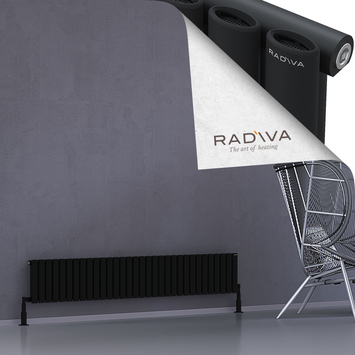 Bia Radiateur En Aluminium 300x1848 Noir - Thumbnail