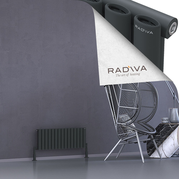 Bia Radiateur En Aluminium 300x862 Anthracite Foncé - Thumbnail