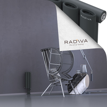 Bia Radiateur En Aluminium 400x166 Anthracite Foncé - Thumbnail