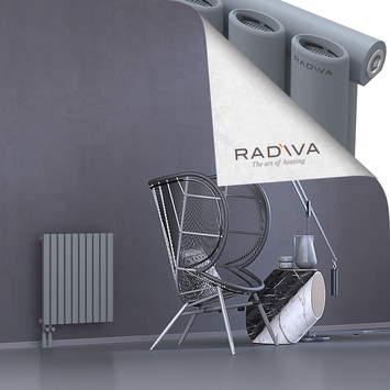 Bia Radiateur En Aluminium 600x572 Gris - Thumbnail