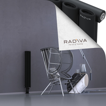 Bia Radiateur En Aluminium 900x166 Noir - Thumbnail