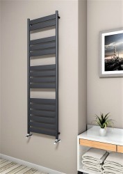 Bora Bora Decorative Towel Warmer 500x1600 Anthracite - Thumbnail