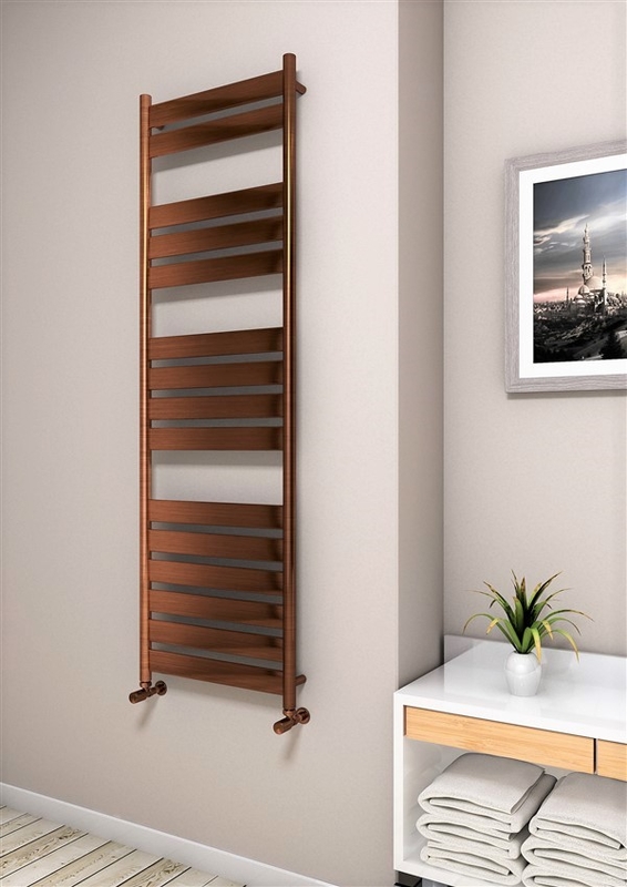 Bora Bora Decorative Towel Warmer 500x1600 Copper Antique