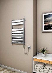 Bora Bora Electric Towel Warmer 200 Watt 500x800 Chrome (On/Off) - Thumbnail