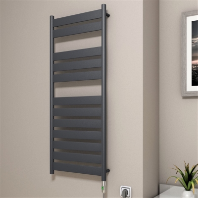 Bora Bora Electric Towel Warmer 300 Watt 500x1200 Anthracite (On/Off)