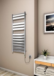 Bora Bora Electric Towel Warmer 300 Watt 500x1200 Chrome (On/Off) - Thumbnail