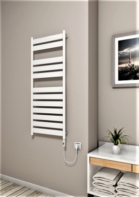 Bora Bora Electric Towel Warmer 300 Watt 500x1200 White (On/Off)