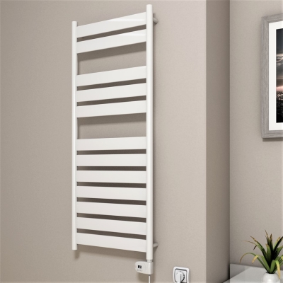 Bora Bora Electric Towel Warmer 300 Watt 500x1200 White (Thesis Thermostat)