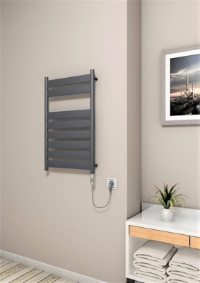 Bora Bora Electric Towel Warmer 300 Watt 500x800 Anthracite (On/Off)