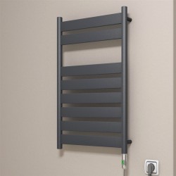 Bora Bora Electric Towel Warmer 300 Watt 500x800 Anthracite (On/Off) - Thumbnail