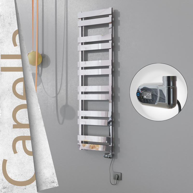 CAPELLA Elektrikli Paslanmaz Çelik Havlupan 400x1530 Satin Polisaj (On/Off Düğmeli) 600W