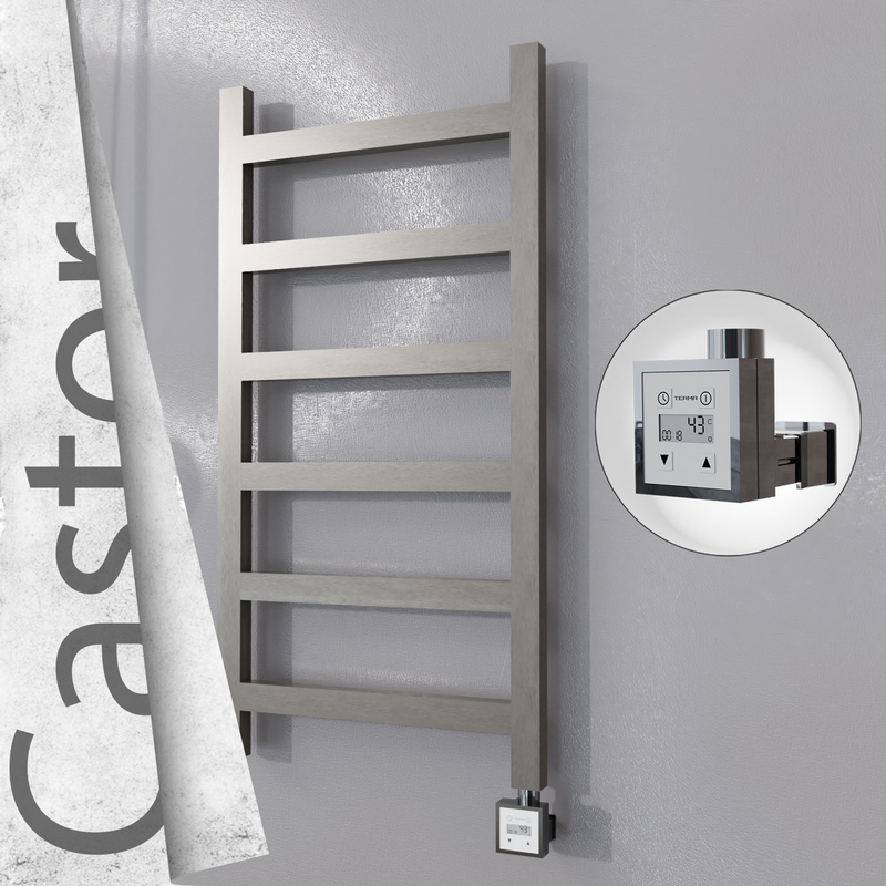 CASTOR Elektrikli Paslanmaz Çelik Havlupan 500x980 Satin Polisaj (KTX3 Termostat) 300W