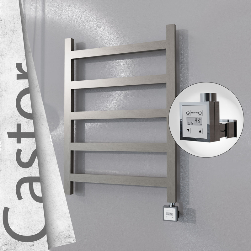 CASTOR Elektrikli Paslanmaz Çelik Havlupan 600x820 Satin Polisaj (KTX3 Termostat) 200W