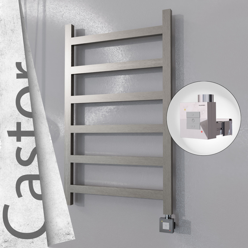 CASTOR Elektrikli Paslanmaz Çelik Havlupan 600x980 Satin Polisaj (KTX1 Termostat) 300W