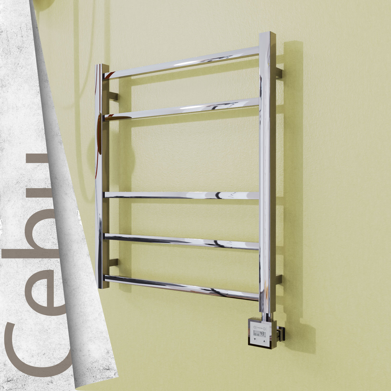 Cebu Electric Towel Warmer 600x705 Polished Finish Ktx3 200 W