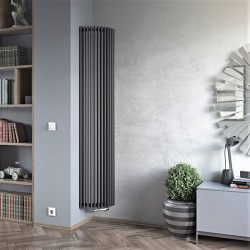 Chorus Corner Radiateur Décoratif Exclusif 1800x340 Anthracite - Thumbnail