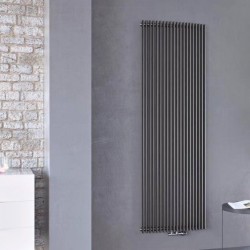 Chorus Curved Radiateur Décoratif Exclusif 1800x430 Anthracite - Thumbnail