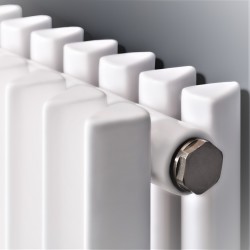 Chorus Radiateur Décoratif Exclusif Panneau double 1800x330 Blanc - Thumbnail