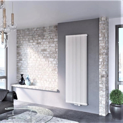 Chorus Radiateur Décoratif Exclusif Panneau Unique 1800x450 Blanc