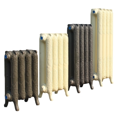 DECORA Cast Iron Radiator Footed End 2 Column 660x1092 Primer