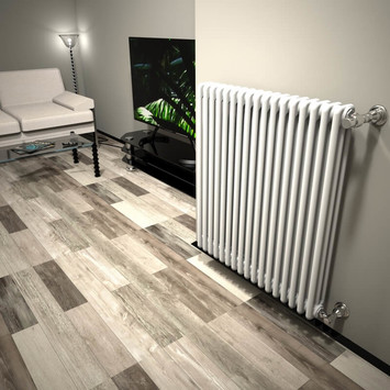 Dl 3 Column Radiator 900x808 White - Thumbnail