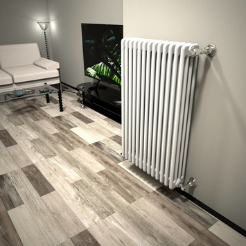 DL 4 Column Radiator 1000x624 White - Thumbnail