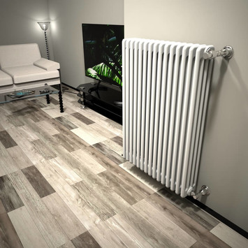 DL 4 Column Radiator 1000x716 White - Thumbnail