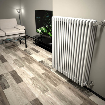 DL 4 Column Radiator 1000x808 White - Thumbnail