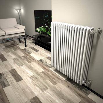 Dl 4 Column Radiator 900x808 White - Thumbnail