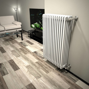 DL 5 Column Radiator 1000x624 White - Thumbnail