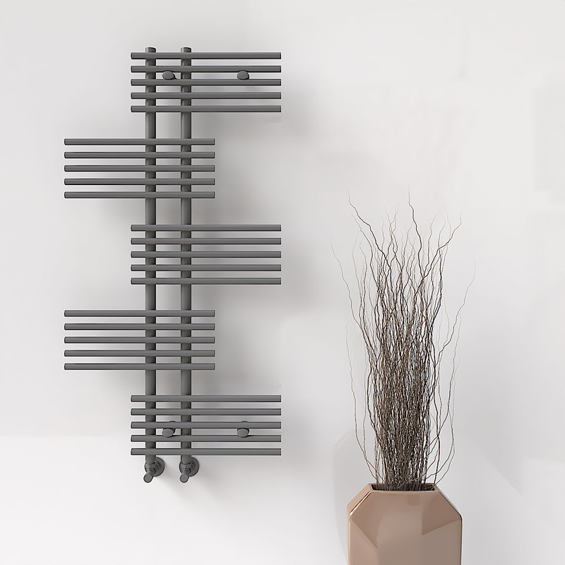 FIJI Decorative Towel Warmer 650x1250 Anthracite